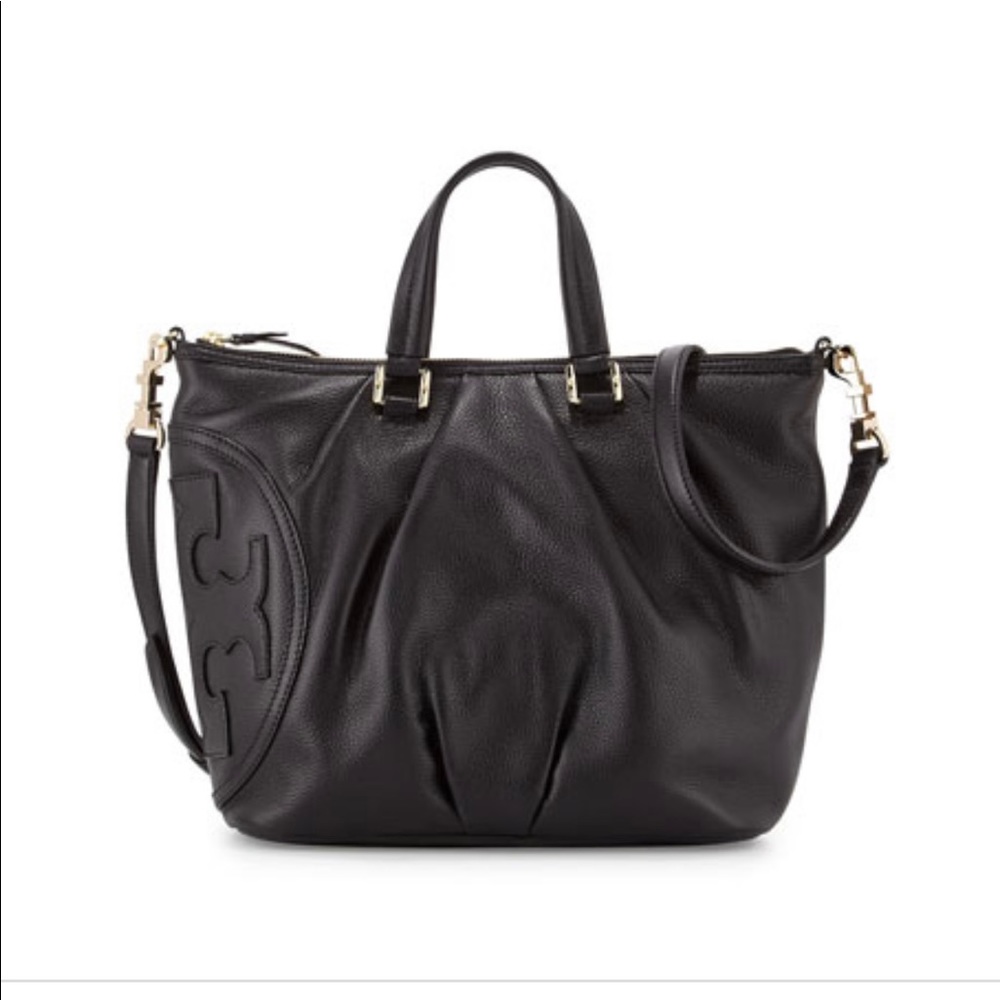 Tory Burch All T Leather Satchel